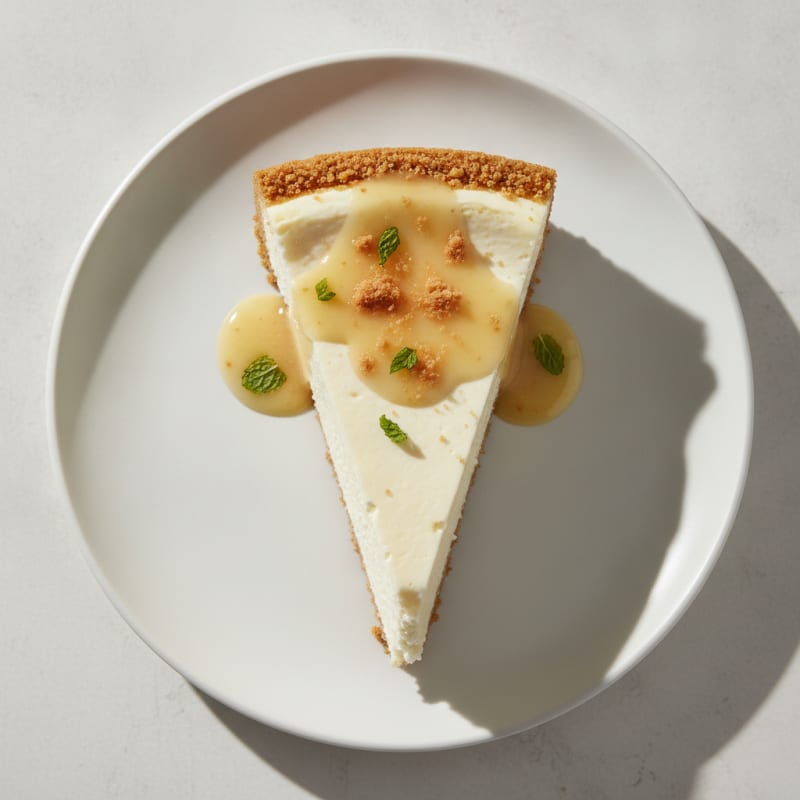 Silky Greek Yogurt Protein Cheesecake