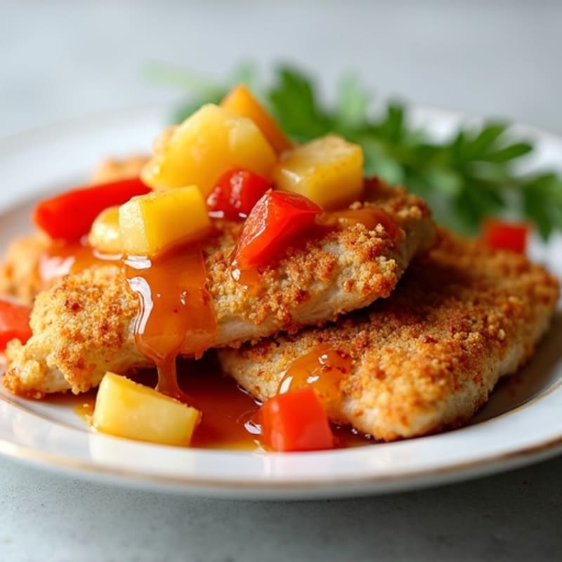 Crispy Baked Sweet and Sour Chicken