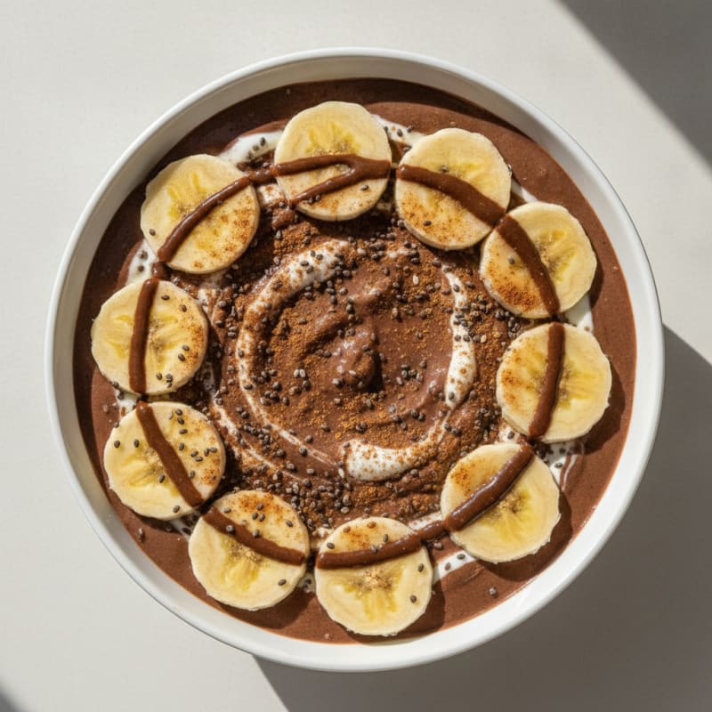 Chocolate Banana Protein Smoothie