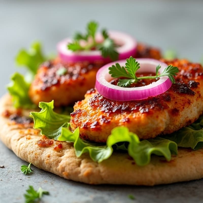 Crispy BBQ Ranch Chicken Flatbread