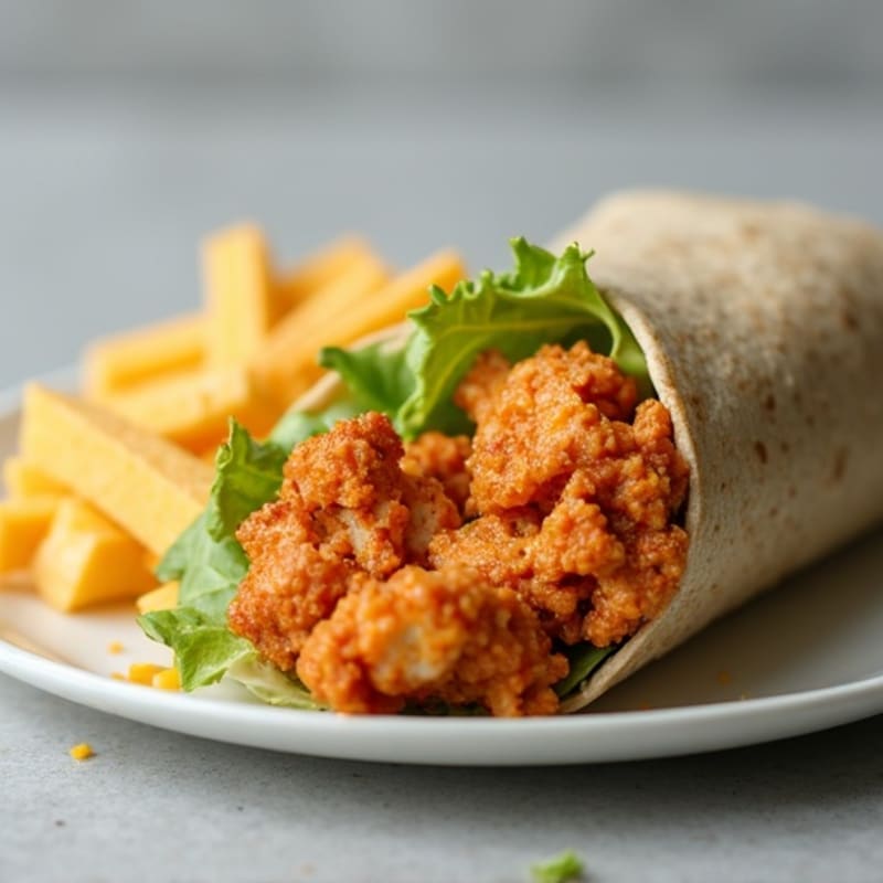 Crispy Buffalo Ranch Chicken Wrap