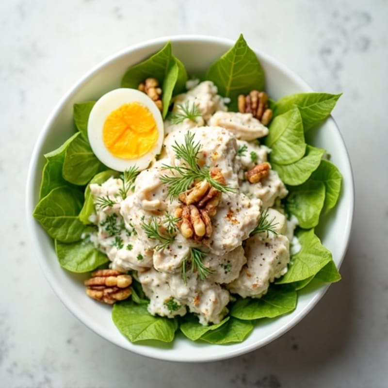 Creamy Dill Chicken Salad with Crisp Celery
