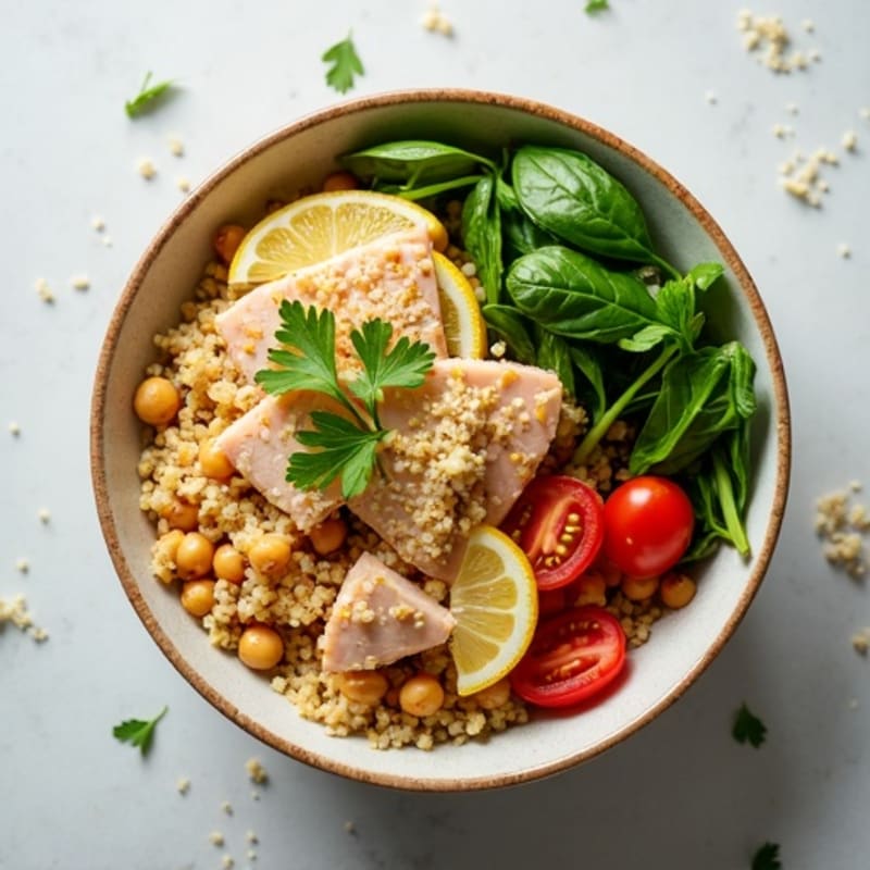 Lemon-Herb Tuna Protein Bowl