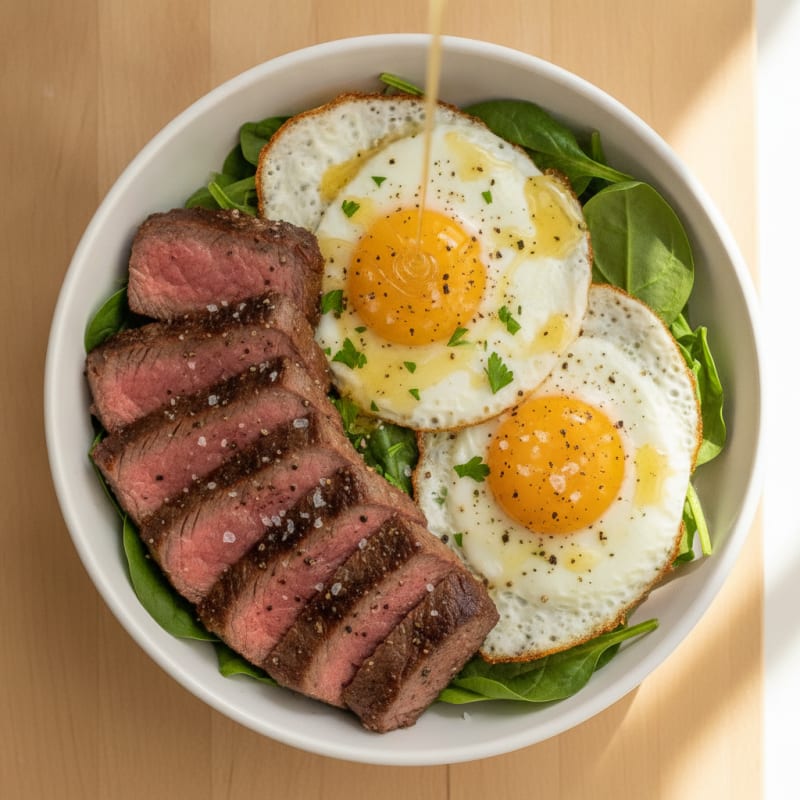 Steak and Egg Power Bowl