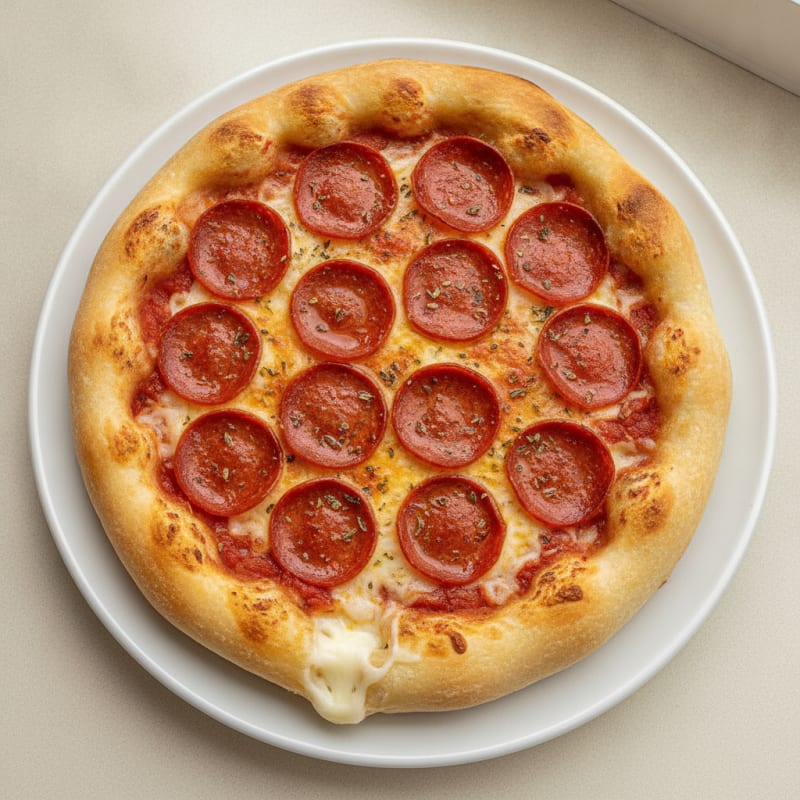 Pepperoni Stuffed Crust Pizza