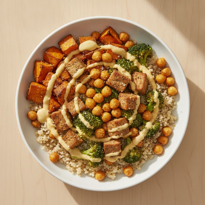 Roasted Sweet Potato Buddha Bowl