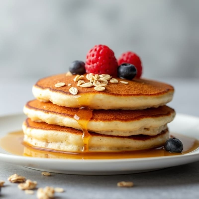 Fluffy Greek Yogurt Protein Pancakes