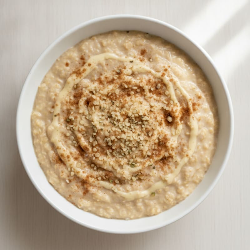 High-Protein Creamy Vanilla Oatmeal