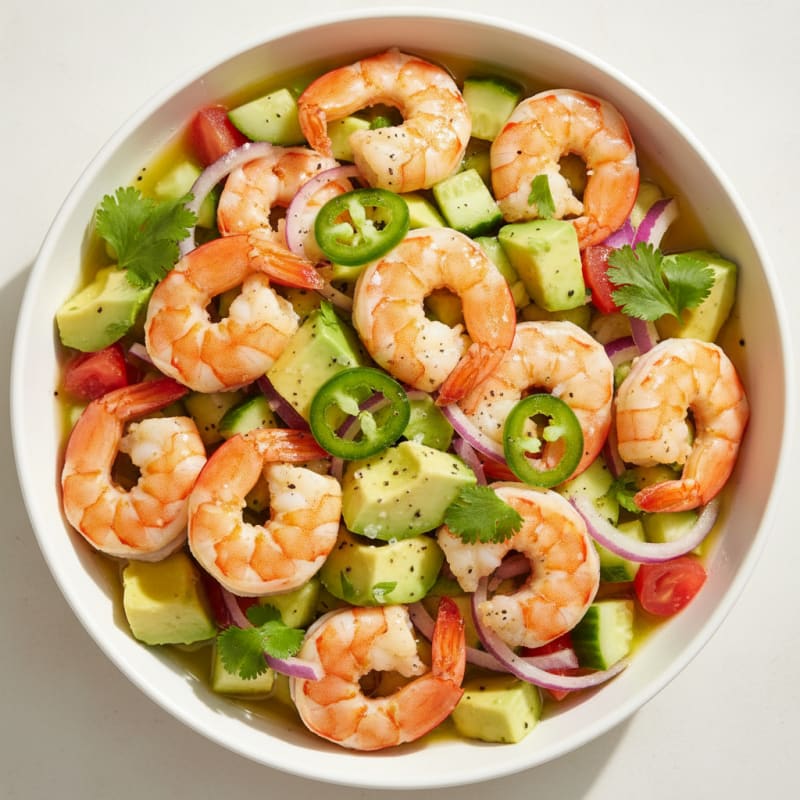 Citrus Shrimp and Avocado Ceviche