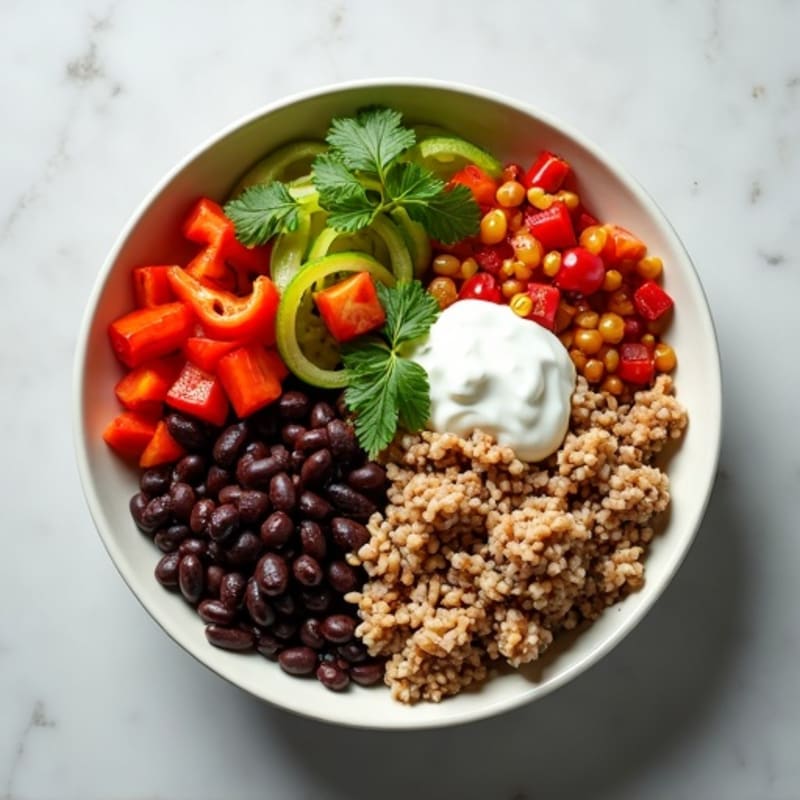 Seasoned Ground Beef Bowl with Special Sauce