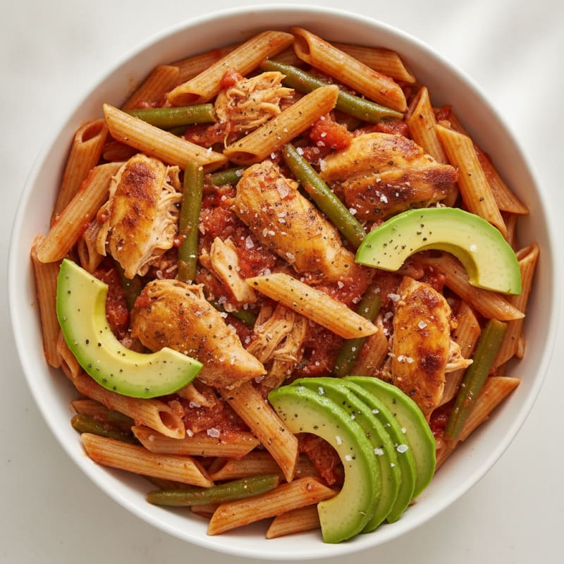 Rotisserie Chicken Marinara Pasta Bowl