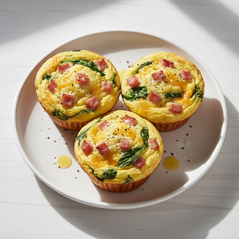Savory Ham and Cheese Muffins