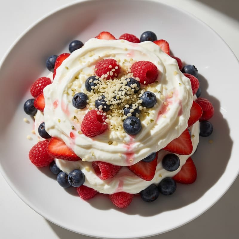Creamy Greek Yogurt Protein Parfait with Mixed Berries