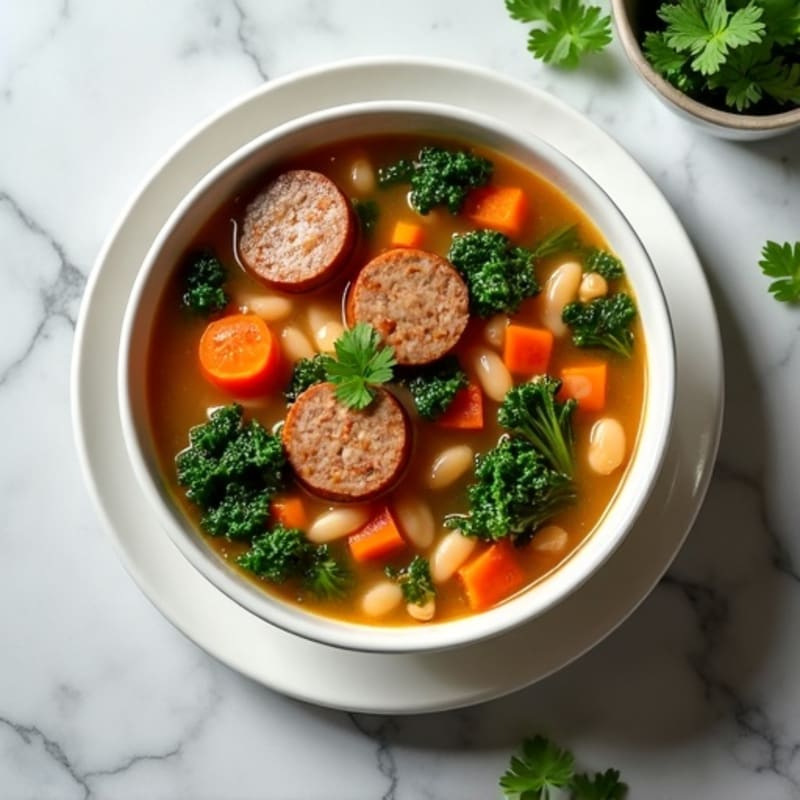 Hearty Italian White Bean and Kale Soup