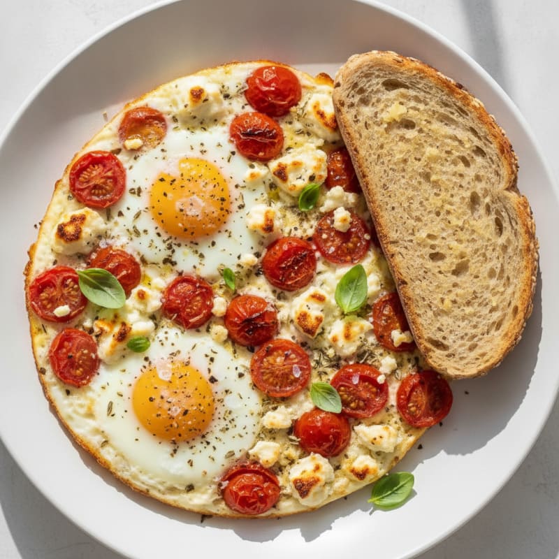 Baked Eggs with Roasted Tomatoes