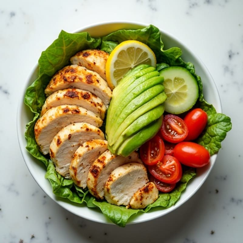 Crisp Avocado Salad Bowl