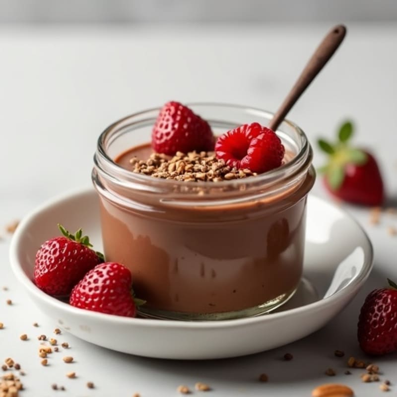 Silky Chocolate Protein Pudding