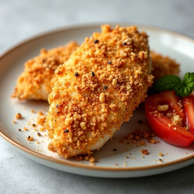 Crispy Oven-Baked Almond-Crusted Chicken