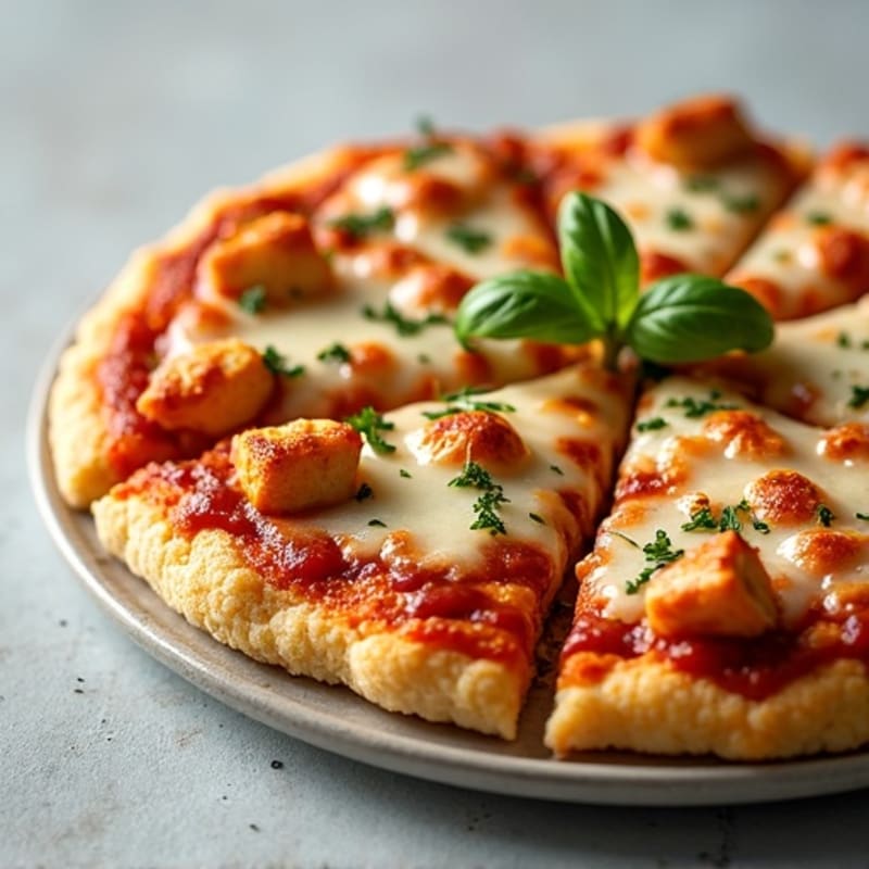 Cauliflower Crust BBQ Chicken Pizza