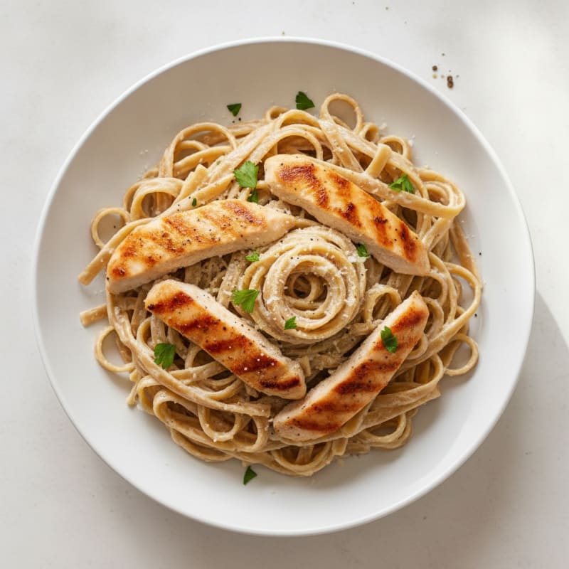 Chicken Alfredo Fettuccine Pasta