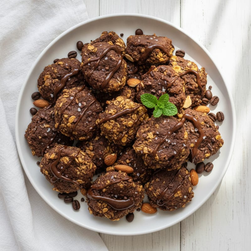 Mocha Protein Fudge Bites