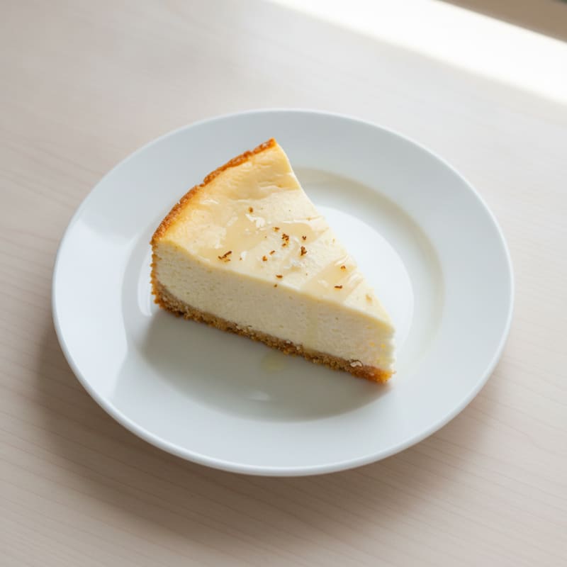 Vanilla Protein Cheesecake with Potato Protein Crust
