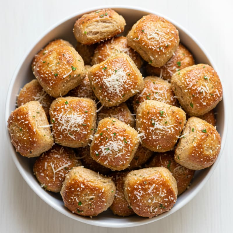 Garlic Parmesan Pretzel Bites
