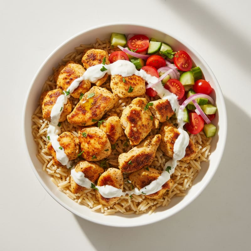 Chicken Shawarma Rice Bowl