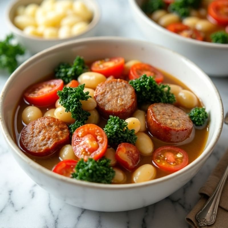Hearty White Bean and Chicken Sausage Stew
