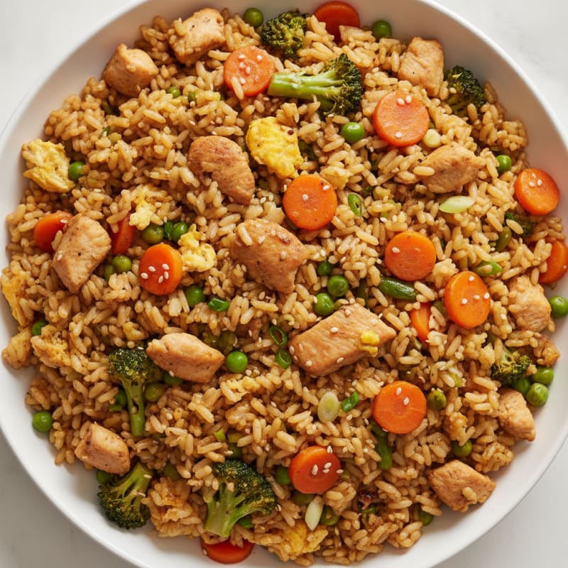 Chicken and Vegetable Fried Rice