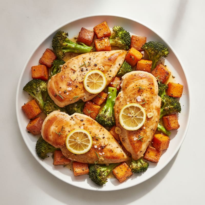 Sheet Pan Lemon Herb Chicken