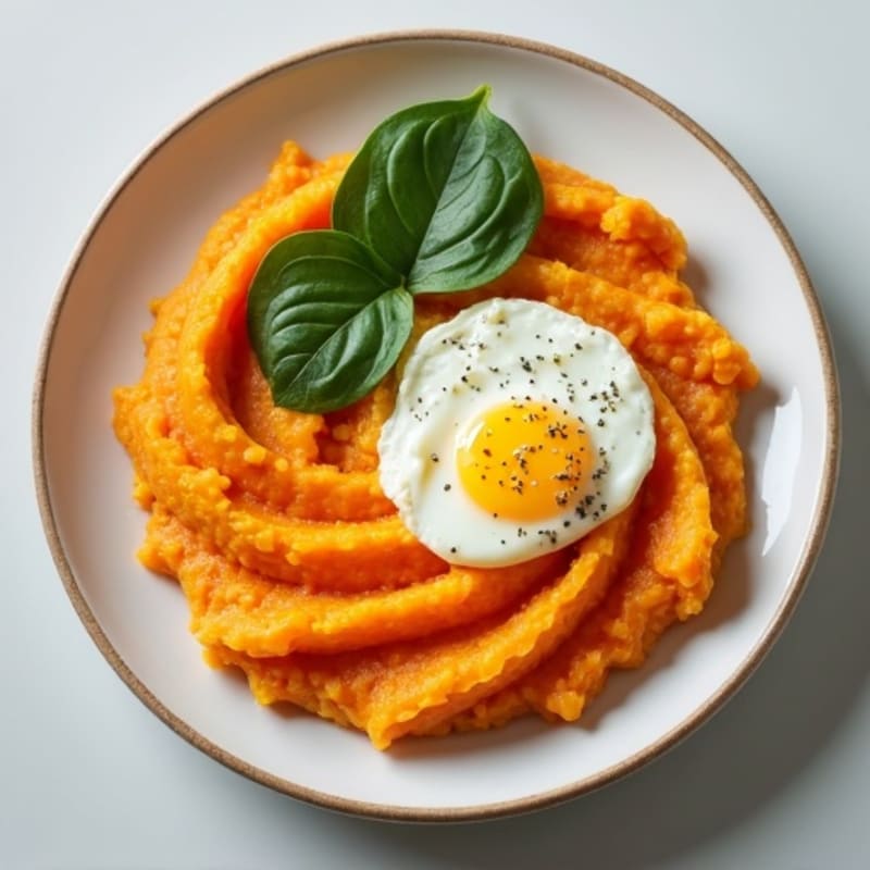 Silky Sweet Potato and Egg White Mash