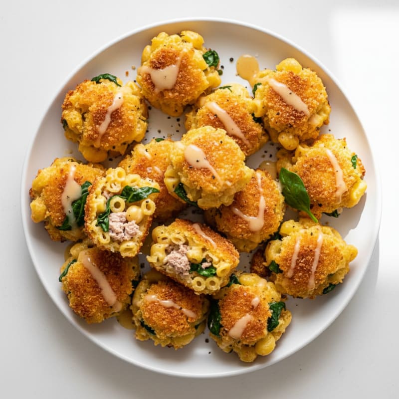 Crispy Golden Mac & Cheese Bites