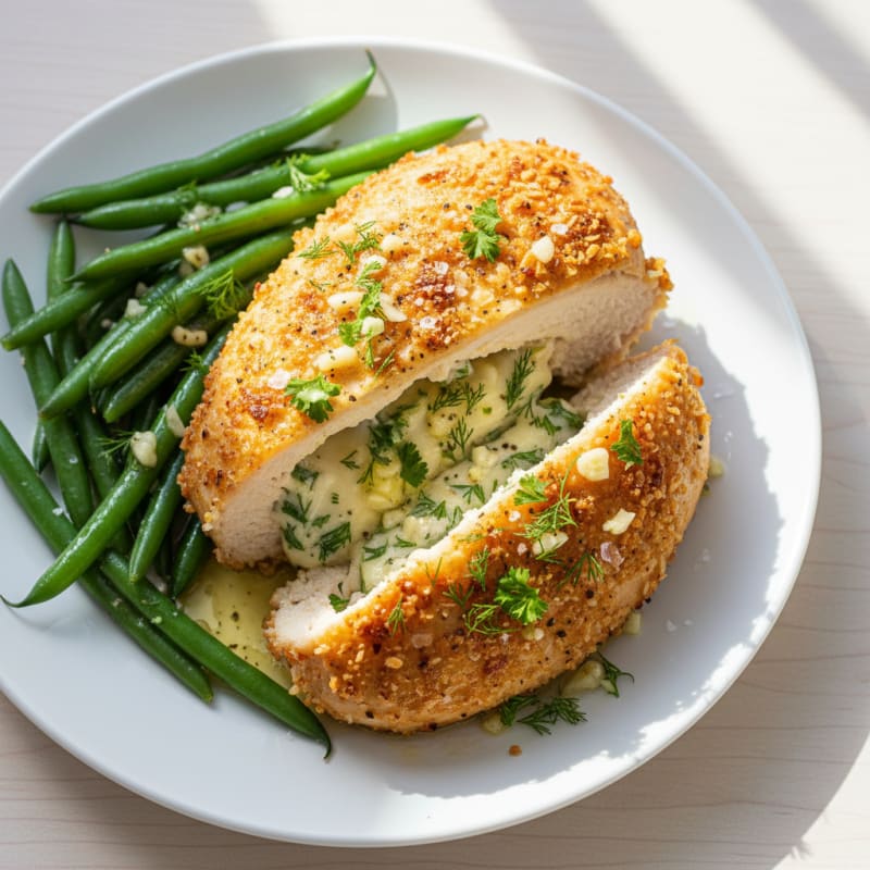 Garlic-Herb Stuffed Chicken Breast