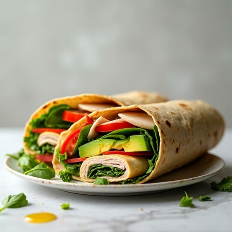 Lean Turkey Avocado Wrap