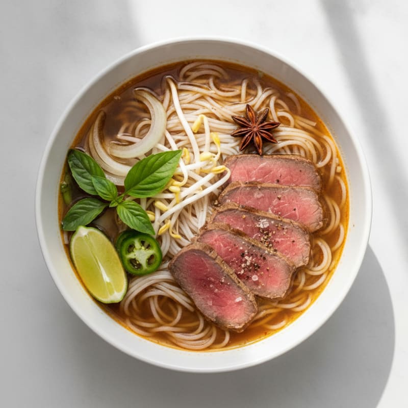 Classic Beef Pho Noodle Soup