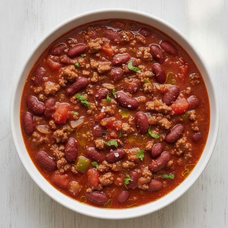 Hearty Slow Cooker Beef Chili