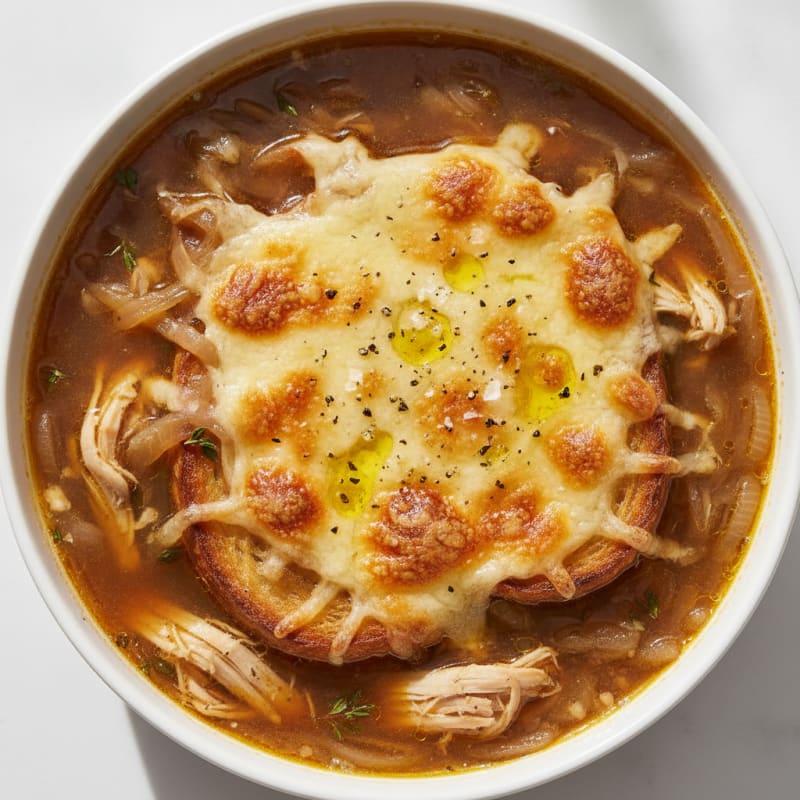 Caramelized Onion and Gruyere Soup