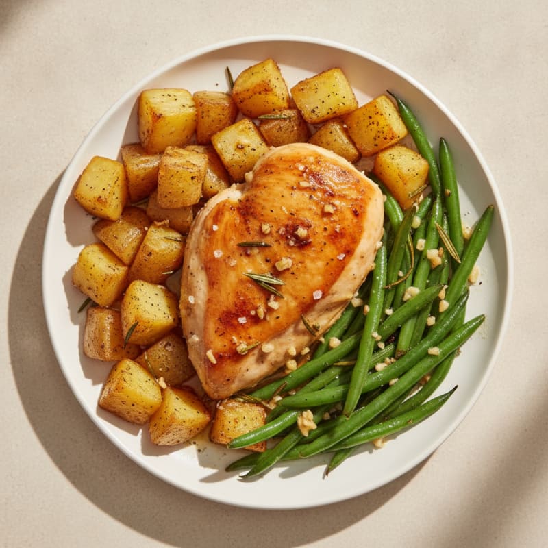 Herb-Roasted Chicken with Potatoes
