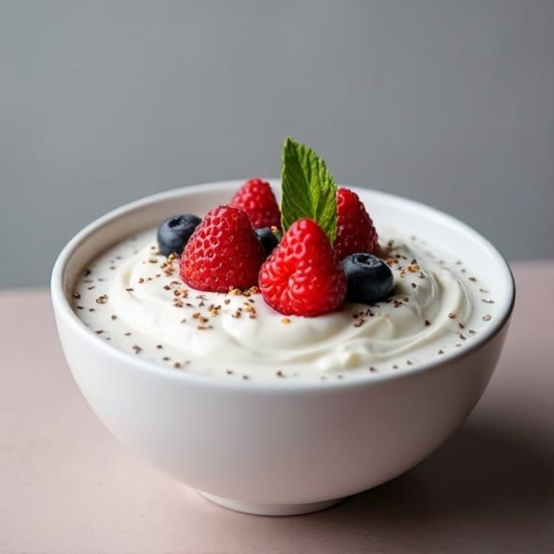 High-Protein Creamy Chia Pudding with Greek Yogurt