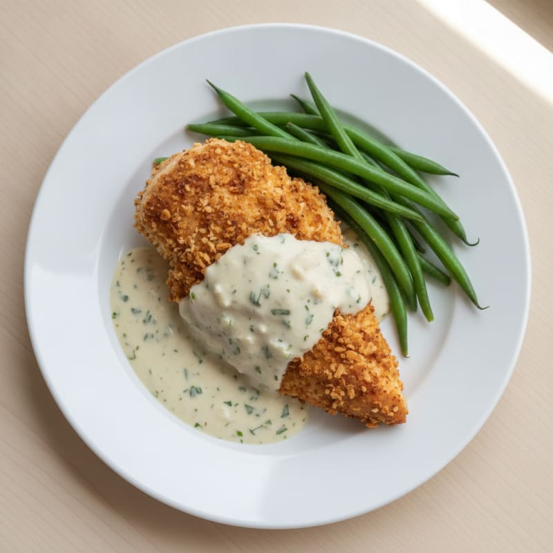 Buttermilk Fried Chicken with Creamy Gravy