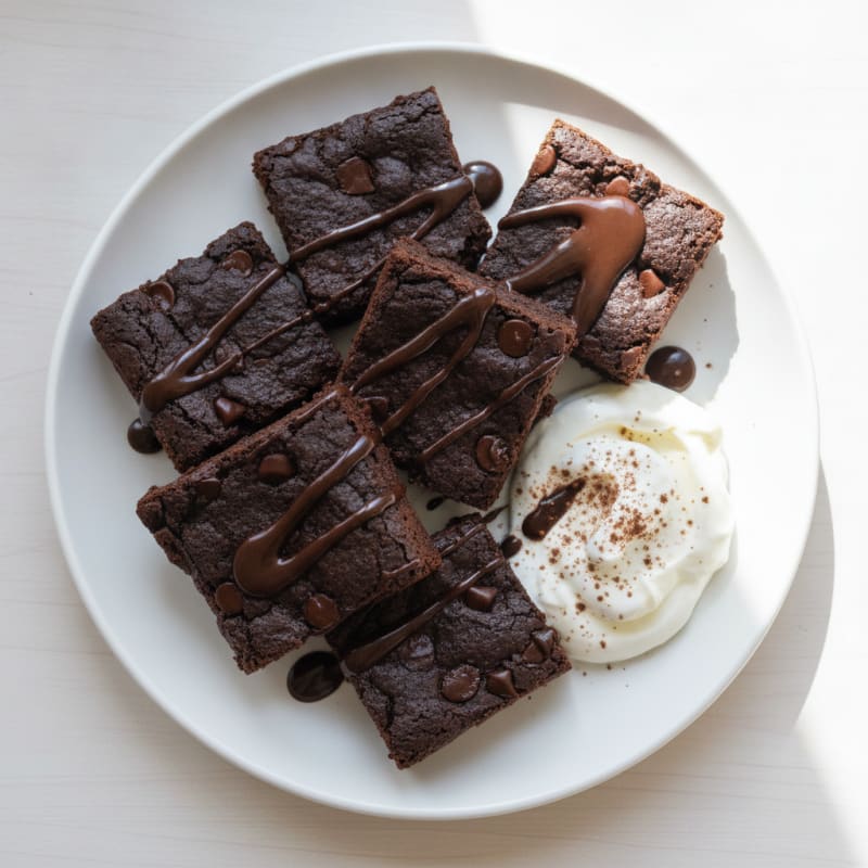 Fudgy Chocolate Brownie Squares