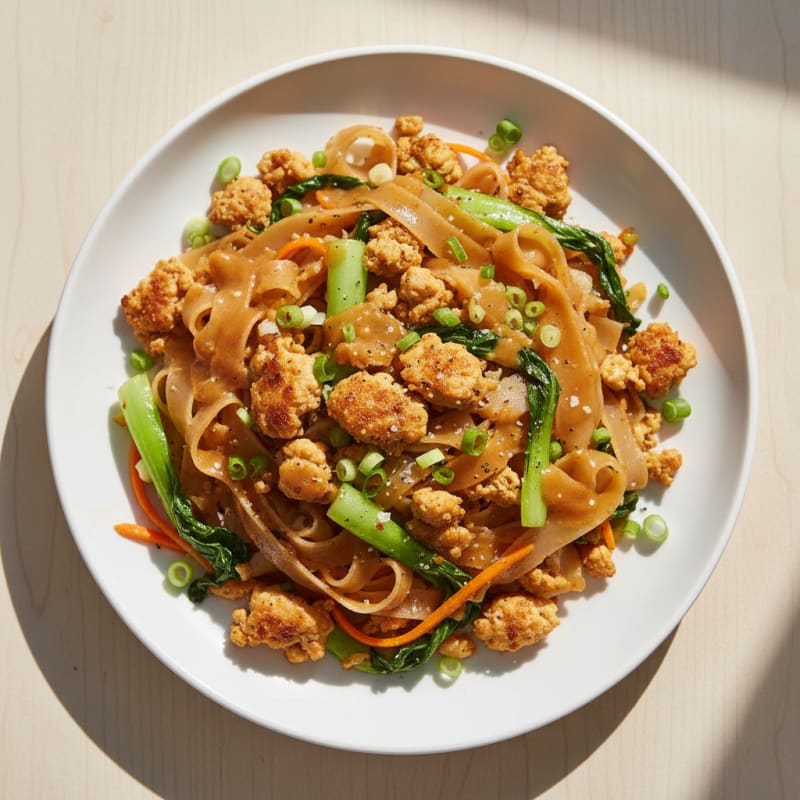 Ground Chicken Rice Paper Noodles