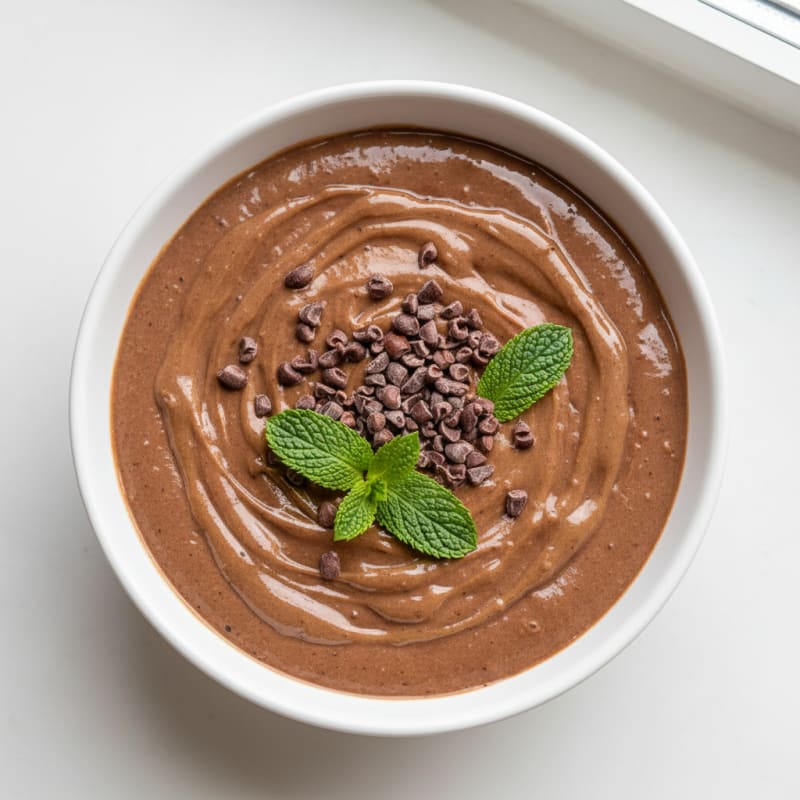 Creamy Chocolate Protein Smoothie Bowl