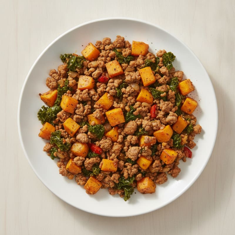 Ground Turkey Sweet Potato Skillet