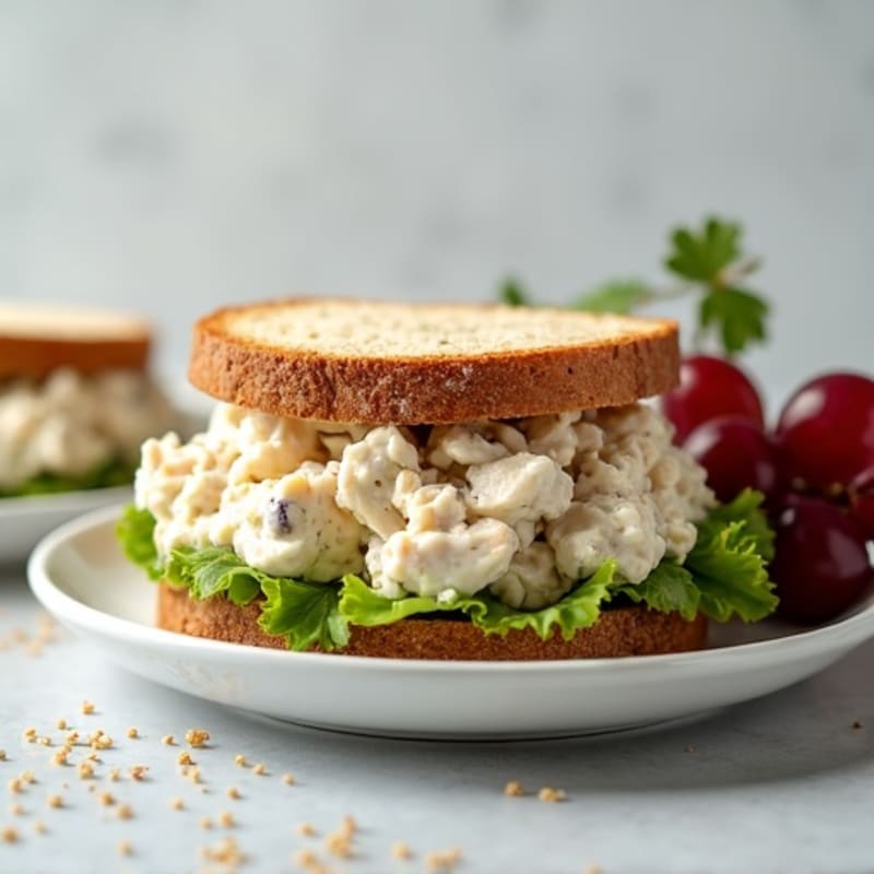 Creamy Greek Yogurt Chicken Salad Sandwich