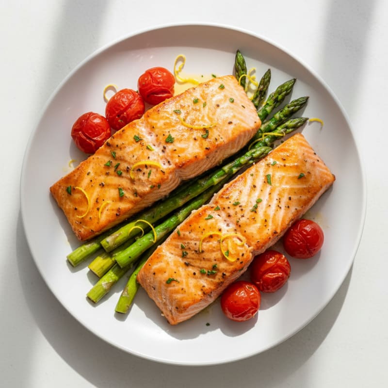 Golden Lemon-Herb Grilled Salmon