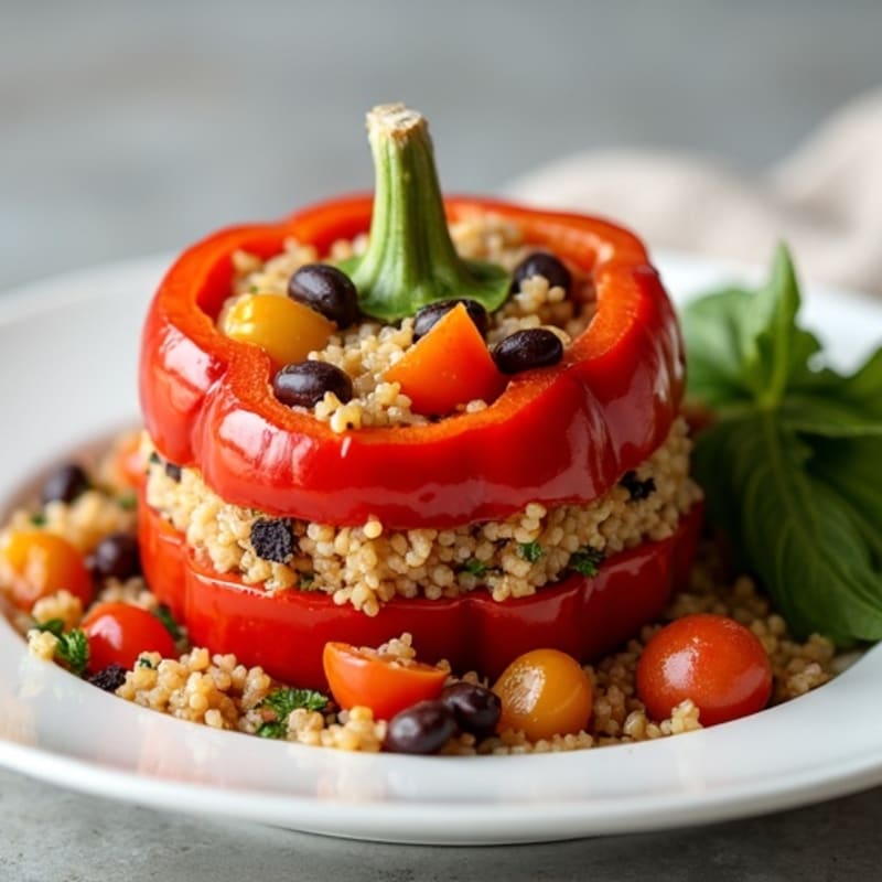Hearty Lean Ground Turkey Stuffed Peppers