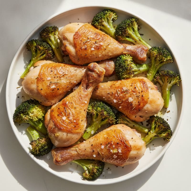 Roasted Chicken Legs with Herbs