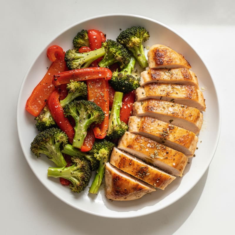 Simple Sheet Pan Herb-Roasted Chicken and Vegetables